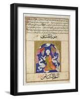 Man Reading, from "The Wonders of the Creation and the Curiosities of Existence" by Zakariya-null-Framed Giclee Print