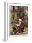 Man Reading in the Hagia Sophia, Constantinople, Turkey-null-Framed Photographic Print