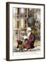 Man Reading Koran in Hagia Sofia-null-Framed Giclee Print