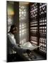 Man Reading the Koran in a Doha Mosque, Doha, Qatar, Middle East-Godong-Mounted Photographic Print