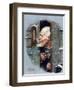 Man Reading Thermometer (or Fifteen Below Zero)-Norman Rockwell-Framed Giclee Print