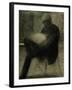 Man Reading-Georges Seurat-Framed Giclee Print