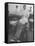 Man Receiving a Shave in a Barber Shop-Cornell Capa-Framed Stretched Canvas