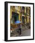 Man Riding a Bike and Holding Umbrella, Hoi An, Indochina-Eitan Simanor-Framed Photographic Print