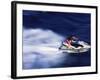 Man Riding a Jet Ski-null-Framed Photographic Print