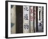 Man Riding Bicycle Along Street, Chikanzhen, Guangdong, Guangdong, China-Ian Trower-Framed Photographic Print