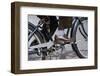 Man Riding Bicycle in Dress Shoes-William P. Gottlieb-Framed Photographic Print