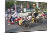 Man Riding Cyclo, Hue, Thua Thien-Hue, Vietnam, Indochina, Southeast Asia, Asia-Ian Trower-Mounted Photographic Print