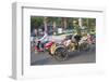 Man Riding Cyclo, Hue, Thua Thien-Hue, Vietnam, Indochina, Southeast Asia, Asia-Ian Trower-Framed Photographic Print