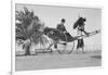 Man Riding in Rickshaw-null-Framed Photographic Print