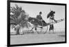 Man Riding in Rickshaw-null-Framed Photographic Print