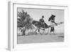 Man Riding in Rickshaw-null-Framed Photographic Print