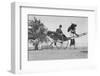 Man Riding in Rickshaw-null-Framed Photographic Print