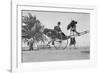 Man Riding in Rickshaw-null-Framed Photographic Print