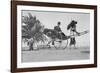 Man Riding in Rickshaw-null-Framed Photographic Print