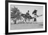 Man Riding in Rickshaw-null-Framed Photographic Print