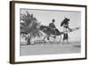 Man Riding in Rickshaw-null-Framed Photographic Print