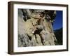 Man Rock Climbing-null-Framed Photographic Print