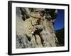 Man Rock Climbing-null-Framed Photographic Print