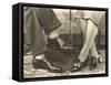 Man's and Woman's Feet and Shoes-Found Image Press-Framed Stretched Canvas