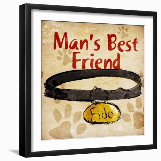 Man's Best Friend-null-Framed Art Print