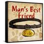 Man's Best Friend-null-Framed Stretched Canvas