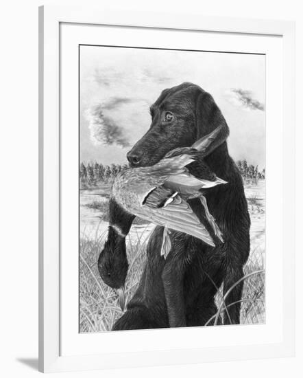 Man's Best Friend-Chuck Black-Framed Giclee Print