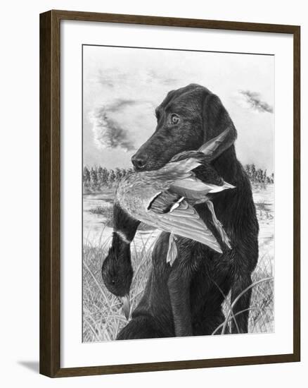 Man's Best Friend-Chuck Black-Framed Giclee Print