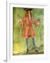 Man 's costume in reign of Anne I (1702-1714)-Dion Clayton Calthrop-Framed Giclee Print