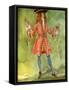 Man 's costume in reign of Anne I (1702-1714)-Dion Clayton Calthrop-Framed Stretched Canvas