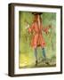 Man 's costume in reign of Anne I (1702-1714)-Dion Clayton Calthrop-Framed Giclee Print