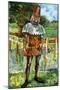 Man 's costume in reign of Edward III (1327 -1377)-Dion Clayton Calthrop-Mounted Giclee Print