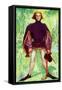 Man 's costume in reign of Edward IV (1461- 1483)-Dion Clayton Calthrop-Framed Stretched Canvas