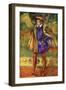 Man 's costume in reign of ELizabeth I (1558-1603)-Dion Clayton Calthrop-Framed Giclee Print