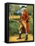 Man 's costume in reign of George III (1760-1820)-Dion Clayton Calthrop-Framed Stretched Canvas