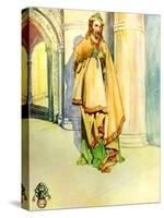 Man 's costume in reign of Henry I (1100 - 1135)-Dion Clayton Calthrop-Stretched Canvas