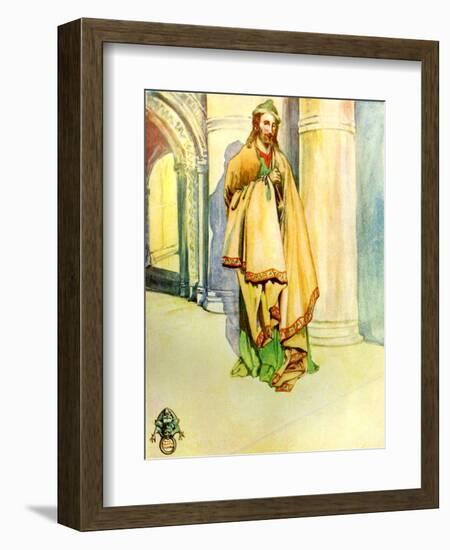 Man 's costume in reign of Henry I (1100 - 1135)-Dion Clayton Calthrop-Framed Giclee Print