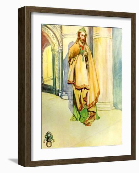 Man 's costume in reign of Henry I (1100 - 1135)-Dion Clayton Calthrop-Framed Giclee Print