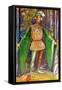 Man 's costume in reign of Henry V (1413 -1422)-Dion Clayton Calthrop-Framed Stretched Canvas