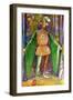 Man 's costume in reign of Henry V (1413 -1422)-Dion Clayton Calthrop-Framed Giclee Print