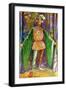 Man 's costume in reign of Henry V (1413 -1422)-Dion Clayton Calthrop-Framed Giclee Print