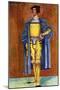 Man 's costume in reign of Henry VIII (1509-1547)-Dion Clayton Calthrop-Mounted Giclee Print