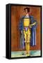 Man 's costume in reign of Henry VIII (1509-1547)-Dion Clayton Calthrop-Framed Stretched Canvas