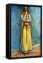 Man 's costume in reign of John (1199 - 1216)-Dion Clayton Calthrop-Framed Stretched Canvas