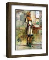 Man 's costume in reign of Richard I (1189 - 1199)-Dion Clayton Calthrop-Framed Giclee Print