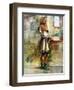 Man 's costume in reign of Richard I (1189 - 1199)-Dion Clayton Calthrop-Framed Giclee Print