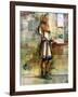 Man 's costume in reign of Richard I (1189 - 1199)-Dion Clayton Calthrop-Framed Giclee Print