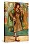Man 's costume in reign of Richard III (1483-1485)-Dion Clayton Calthrop-Stretched Canvas