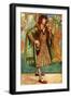 Man 's costume in reign of Richard III (1483-1485)-Dion Clayton Calthrop-Framed Giclee Print