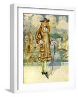 Man 's costume in reign of the Charles II (1660-1685)-Dion Clayton Calthrop-Framed Giclee Print